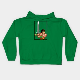 Retro Barbarian Kids Hoodie